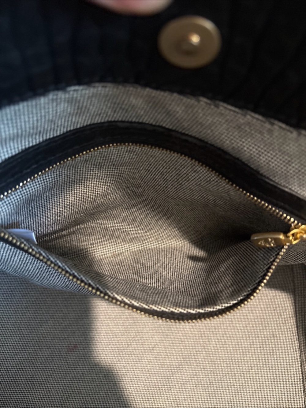 MCM Textured Black Leather Structured Tote - Picture 9 of 15